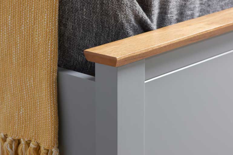 Birlea Phoenix Ottoman Bed in Stone Grey