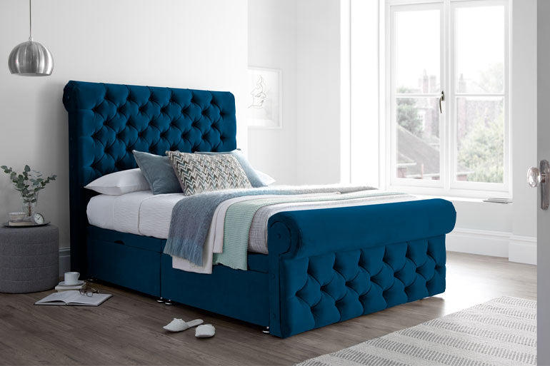 Sleigh Ottoman Bed