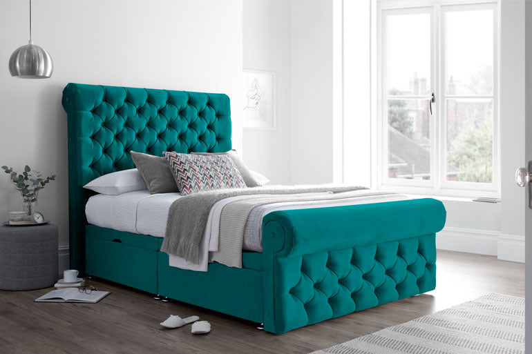 Sleigh Ottoman Bed