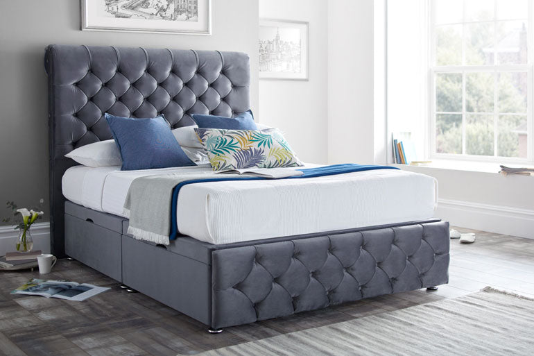 Side Lift Ottoman Bed