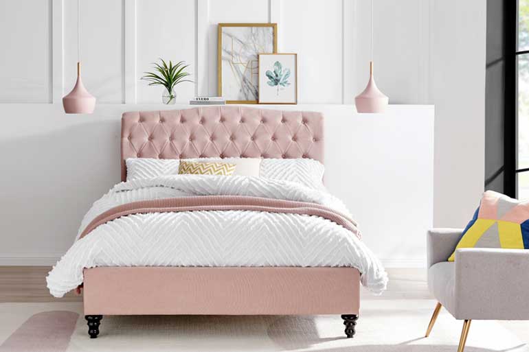 Limelight Rosa Fabric Bed