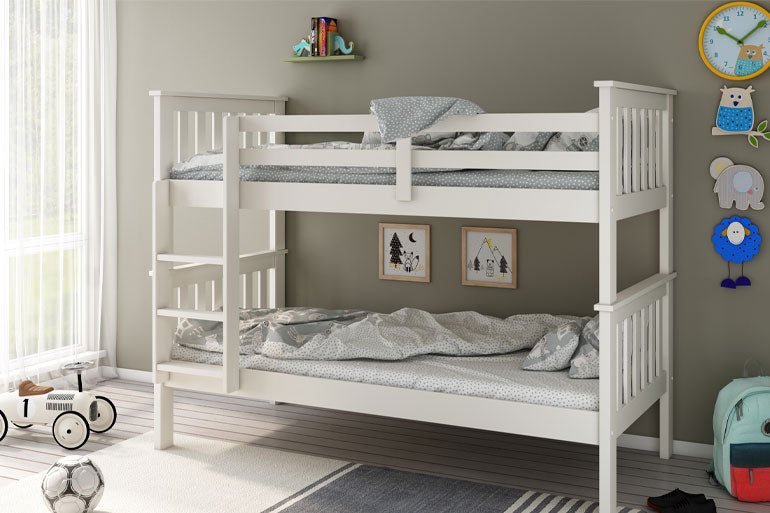 Love Sleep Shaker Bunk bed in White