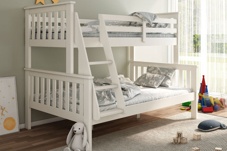 Love Sleep Shaker Bunk Bed in White