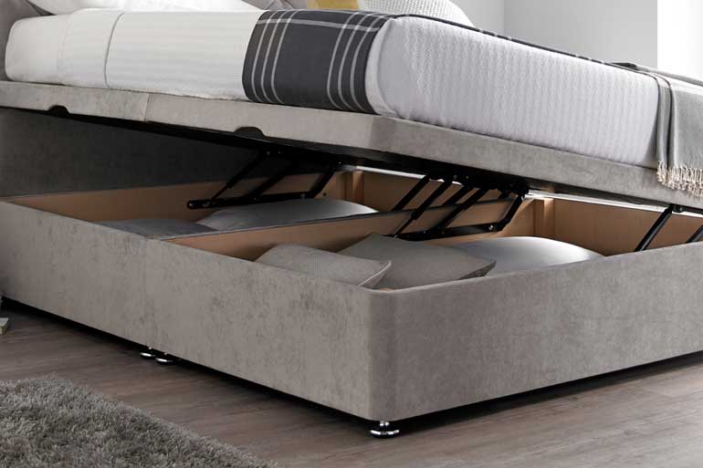 Side Lift Ottoman Bed