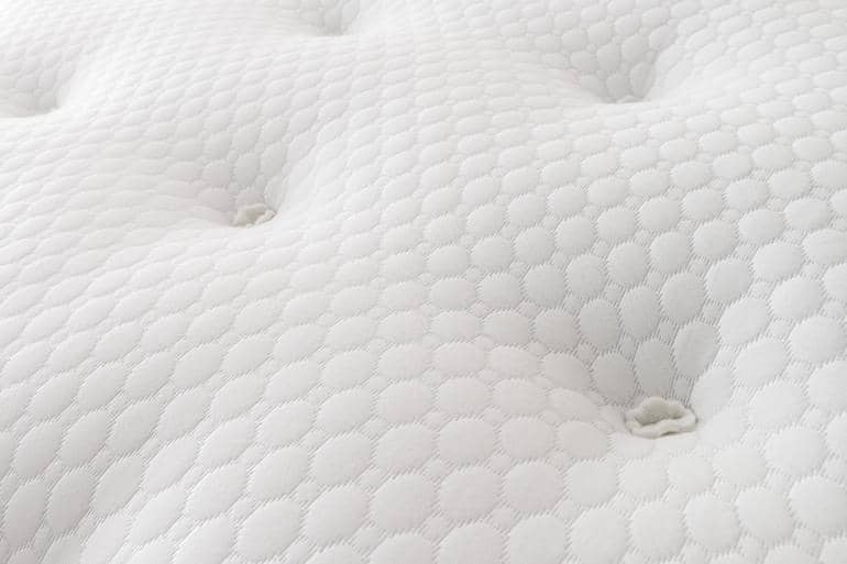 Close-up of Silentnight Atlanta Pocket 1000 Mattress tufted cover