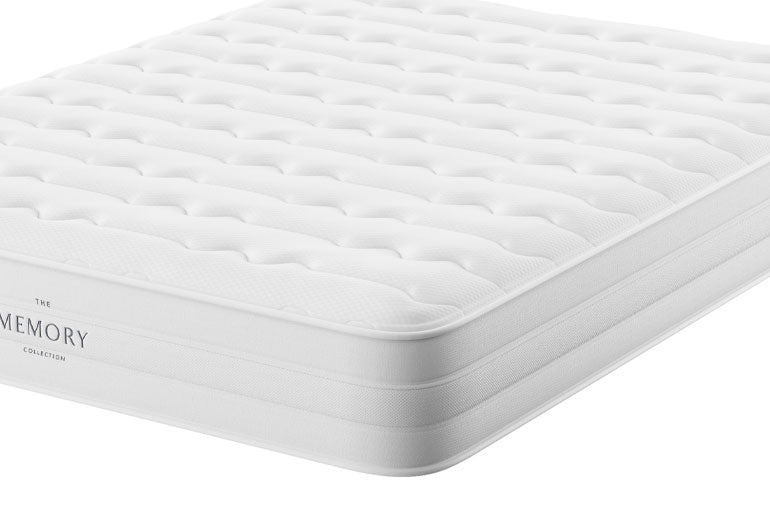 A white Silentnight London Pocket Memory 2000 mattress on a white background