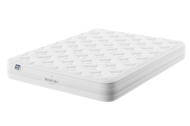 Silentnight Seoul Miracoil Memory Mattress on a white background