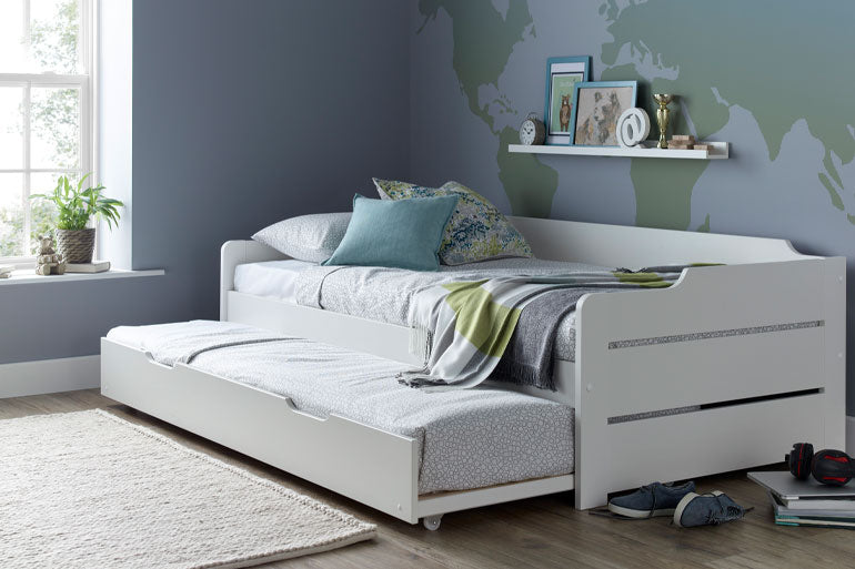 White Wooden Day Bed
