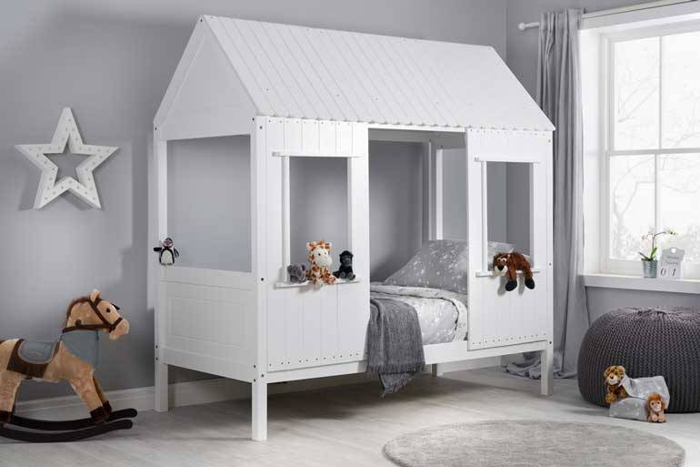 Birlea Treehouse Single Bed in White