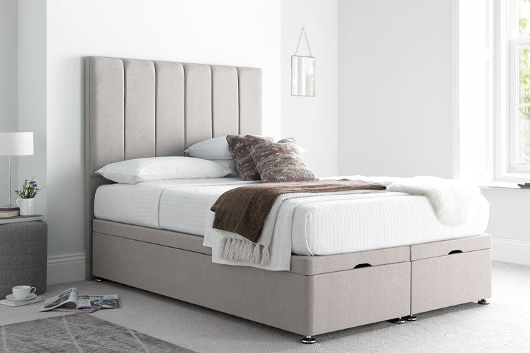 Small double ottoman bed and mattress discount