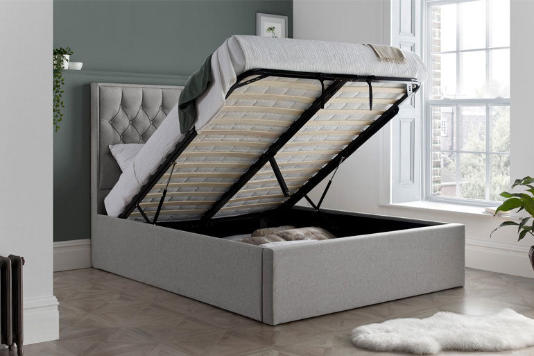 Fabric Ottoman Bed