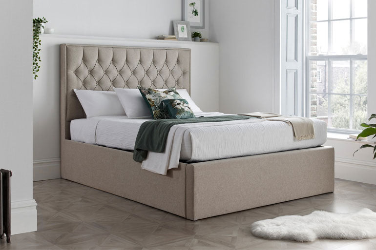 Fabric Ottoman Bed