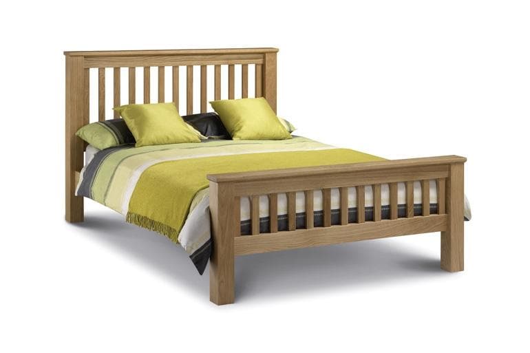 Amsterdam High Foot End Oak Bed - Beds on Legs Ltd