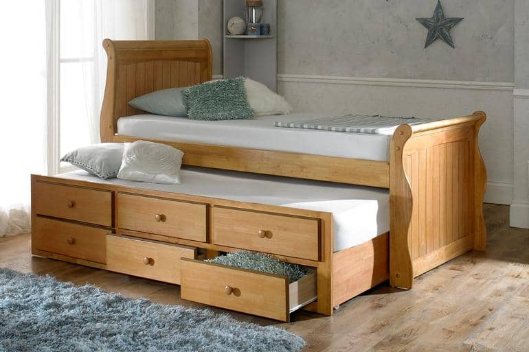 Swift Captain Sleigh Guest Bed - Beds on Legs Ltd