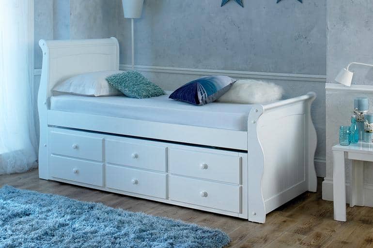 Swift Captain Sleigh Guest Bed - Beds on Legs Ltd