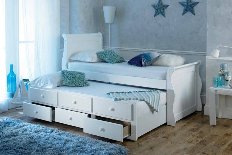 Swift Captain Sleigh Guest Bed - Beds on Legs Ltd