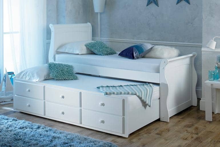 Swift Captain Sleigh Guest Bed - Beds on Legs Ltd