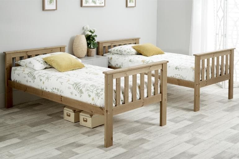 Love Sleep Shaker Bunk Bed in Pine - Beds on Legs Ltd