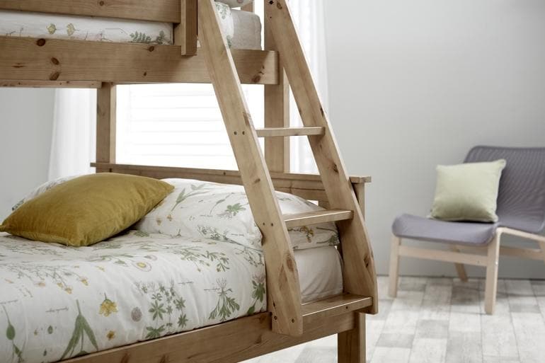 Love Sleep Shaker Triple Bunk Bed in Pine - Beds on Legs Ltd