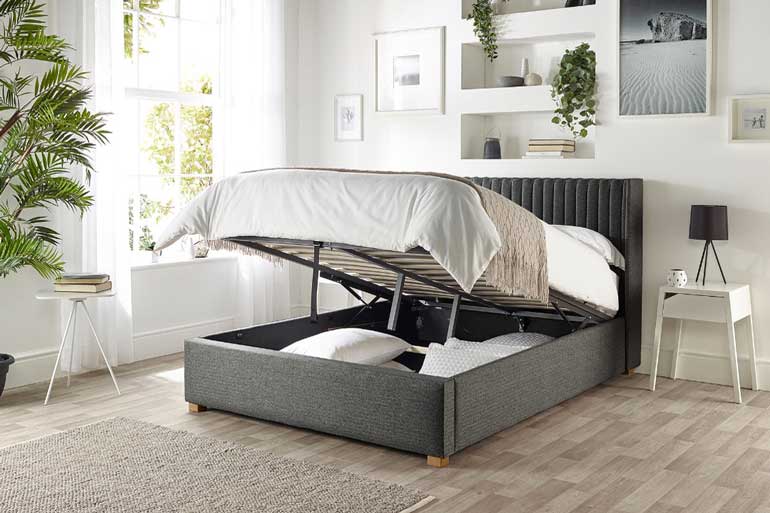 Aspire Soho Wing Ottoman Bed