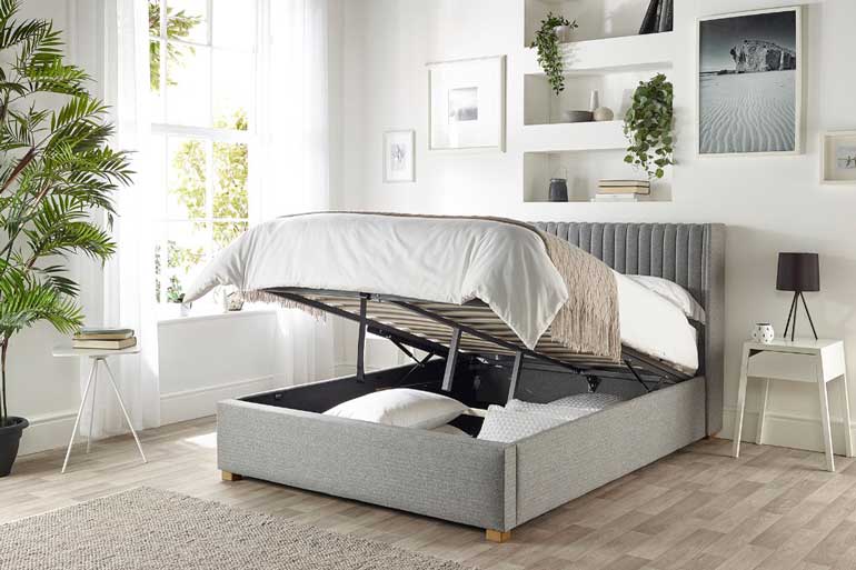 Aspire Soho Wing Ottoman Bed