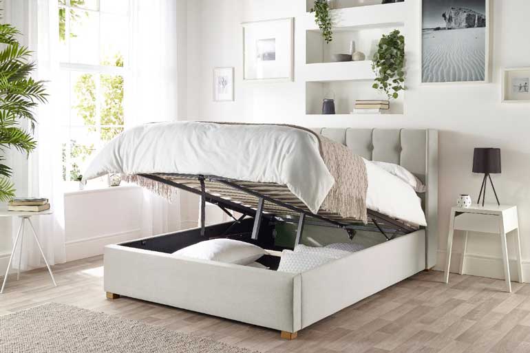 Aspire Utopia Wing Ottoman Bed