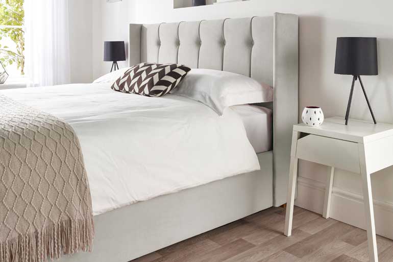 Aspire Utopia Wing Ottoman Bed