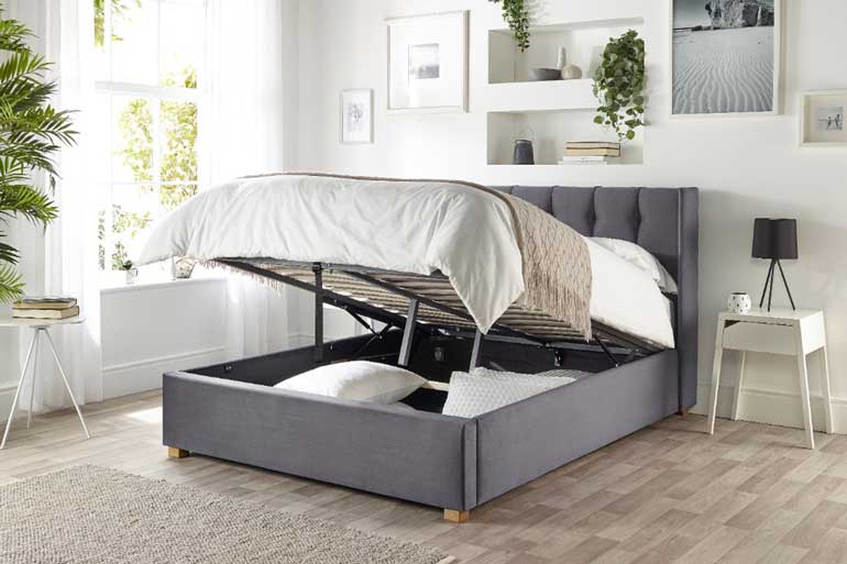 Aspire Utopia Wing Ottoman Bed