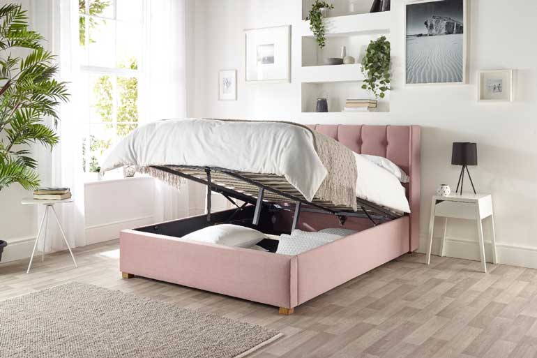 Aspire Utopia Wing Ottoman Bed