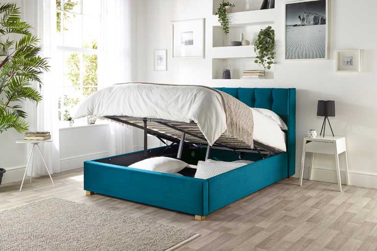 Aspire Utopia Wing Ottoman Bed