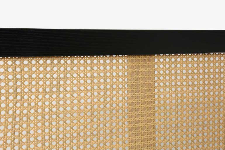 Birlea Croxley Rattan Bed in Black