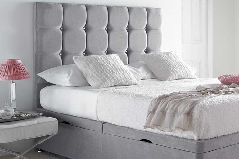 Divan | Ottoman Bed with Diamond Headboard