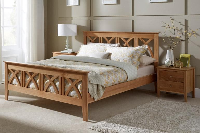 Serene Maiden Oak Bed - Beds on Legs Ltd