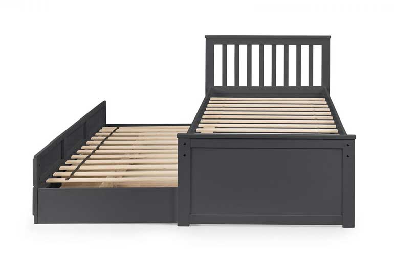 Maisie Wooden Guest Bed in Anthracite