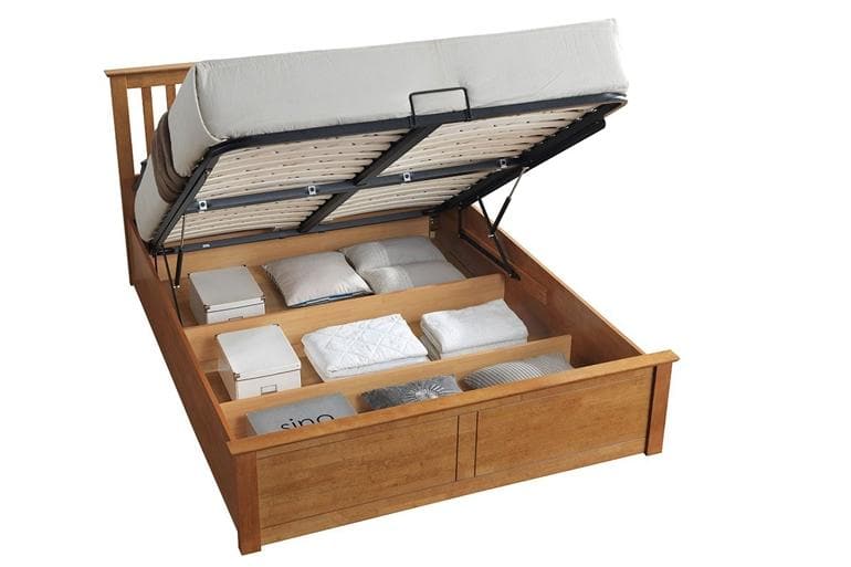 Love Sleep Wooden Ottoman Bed in Oak - Beds on Legs Ltd