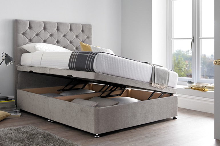 Divan | Ottoman Bed with Button Headboard