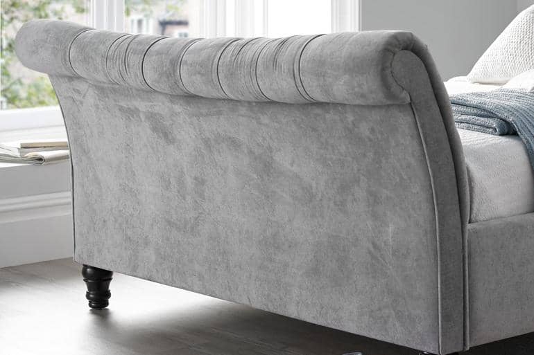 Sienna Curved Sleigh Bed - Beds on Legs Ltd