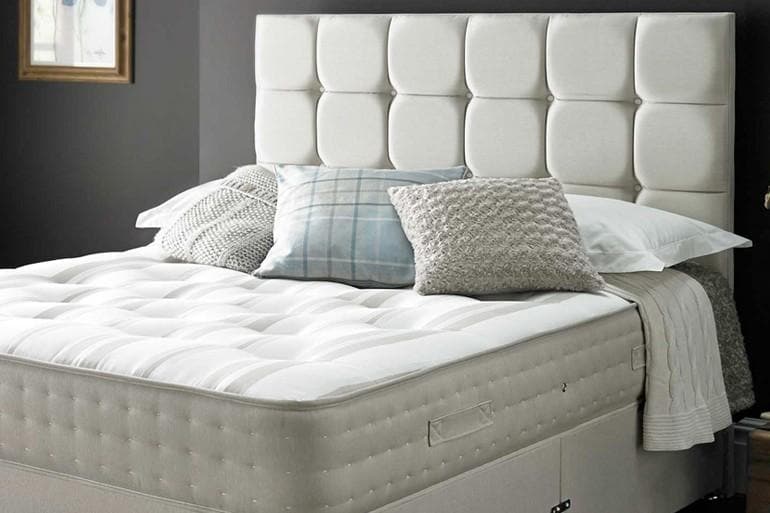 Divan | Ottoman Bed with Cube Headboard