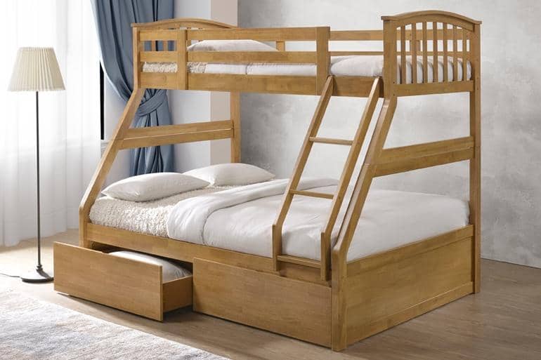 Swift Triple Bunk Bed - Beds on Legs Ltd