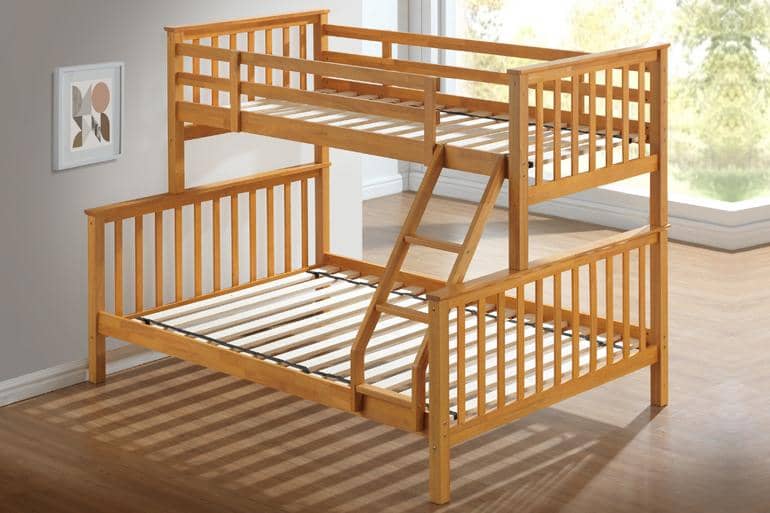 Twistleton Triple Bunk Bed - Beds on Legs Ltd