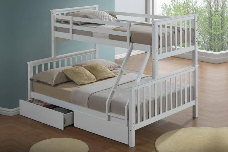 Twistleton Triple Bunk Bed - Beds on Legs Ltd