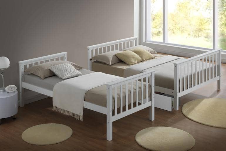 Twistleton Triple Bunk Bed - Beds on Legs Ltd