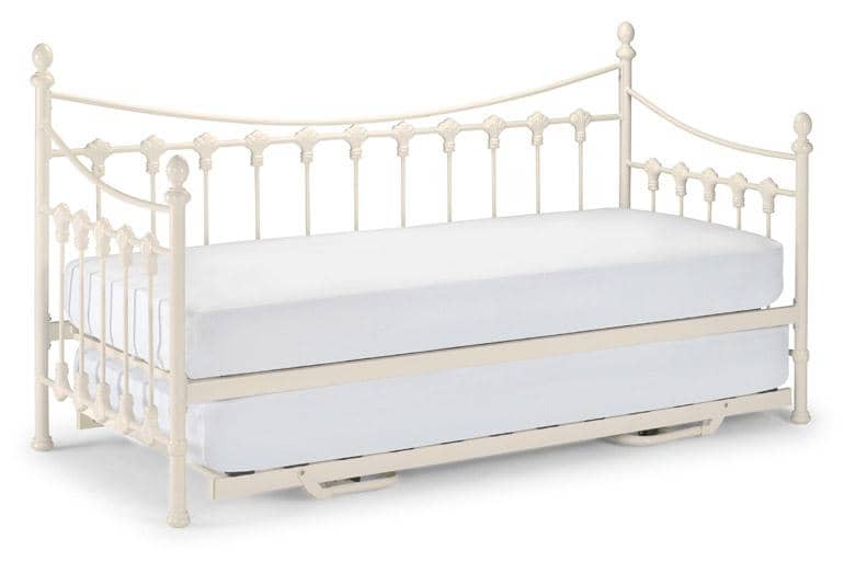 Versailles Day Bed with Trundle Guest Bed & Premium Sprung Mattress Package - Beds on Legs Ltd